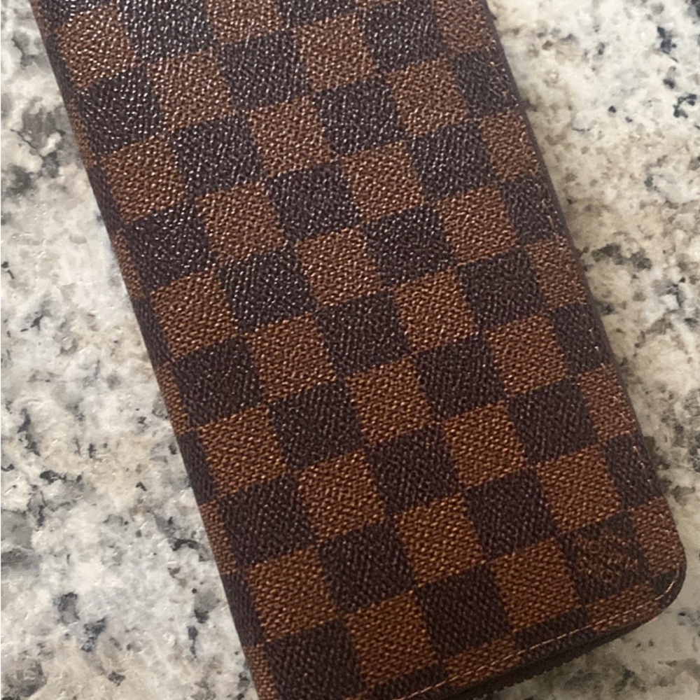 Louis Vuitton Brown Checkered Wallet